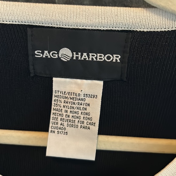 Black & White Size M Cardigan; Perfect for Dressy or Casual; Excellent Condition - Picture 4 of 7